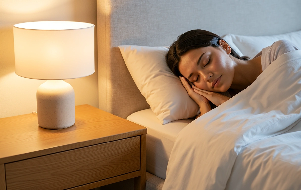 Atmosphärisches Schlafzimmer-Detail